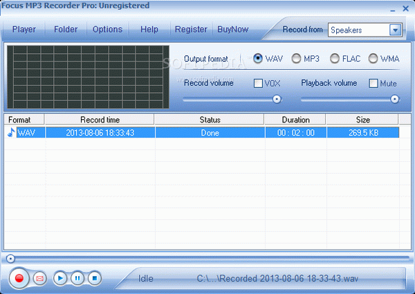 Focus Mp3 Recorder Pro Crack + Serial Number Download