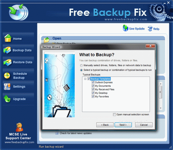 Free Back Up Fix Crack With Serial Number Latest