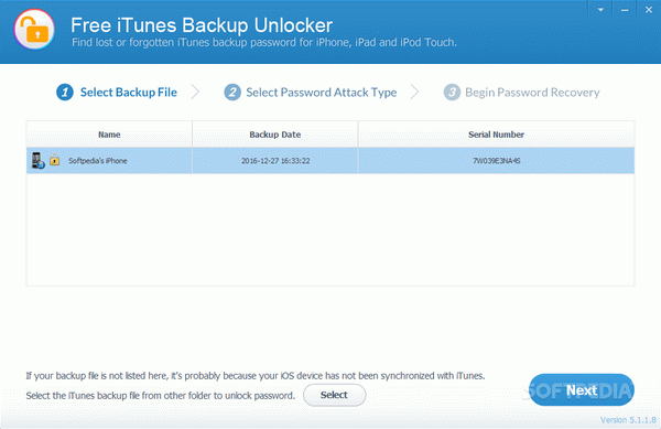 Free iTunes Backup Unlocker Activator Full Version