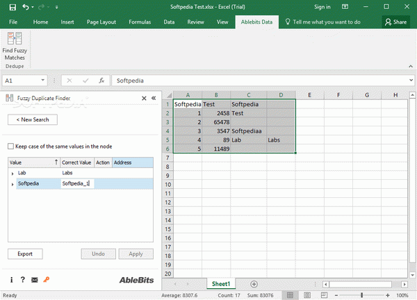 Fuzzy Duplicate Finder for Microsoft Excel Crack + Serial Number (Updated)