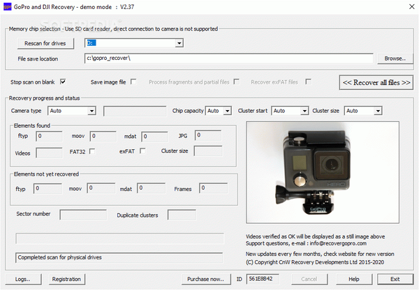 GoPro Hero and DJI Recovery Crack With License Key 2022