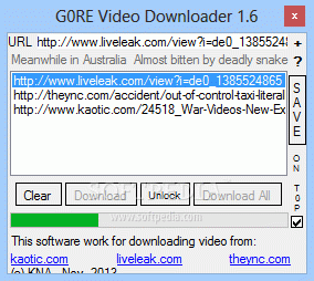 G0RE Video Downloader Crack + Activation Code (Updated)