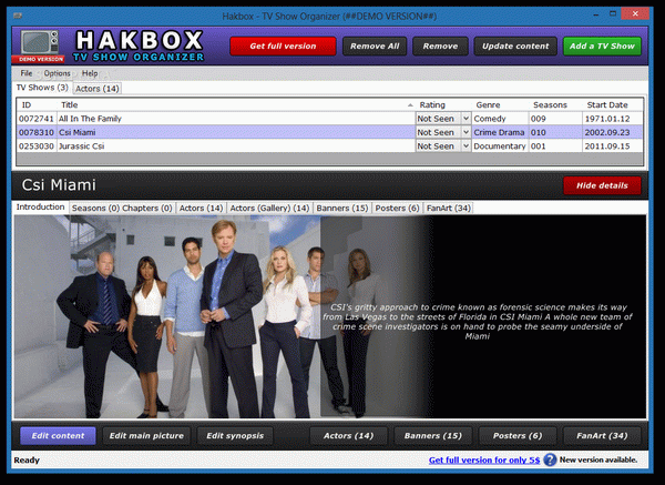 Haxbox - TV Show Organizer Crack & Activator