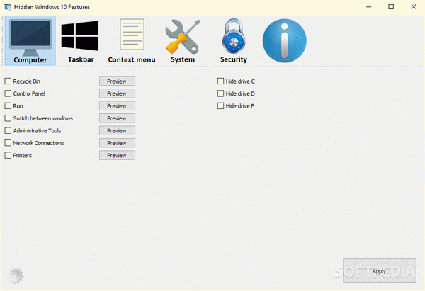 Hidden Windows 10 Features Crack + Activator Download