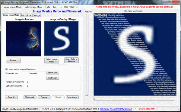 Image Overlay Merge and Watermark - Professional Edition Crack Plus Activation Code