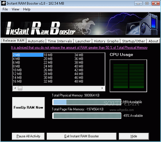 Instant RAM Booster Crack + Serial Key Download