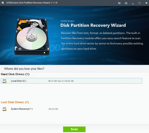 IUWEshare Disk Partition Recovery Wizard Crack With Activation Code Latest