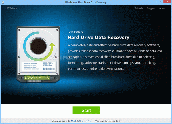 IUWEshare Hard Drive Data Recovery Crack + Activation Code Updated