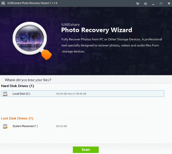 IUWEshare Photo Recovery Wizard Crack + Activation Code Download 2024