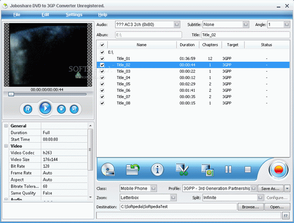 Joboshare DVD to 3GP Converter Crack Plus Serial Key