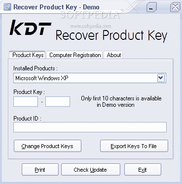 KDT Soft. Recover Product Key Crack + License Key