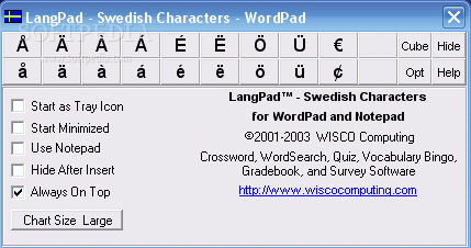 LangPad - Swedish Characters Keygen Full Version