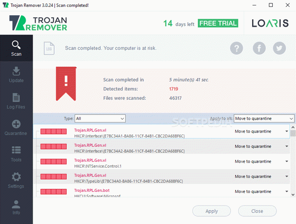 Loaris Trojan Remover Crack + Keygen