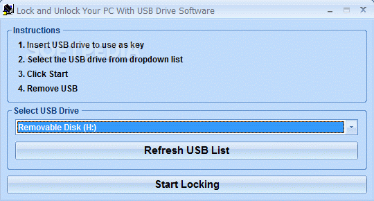 Lock and Unlock Your PC With USB Drive Software Crack + License Key Download