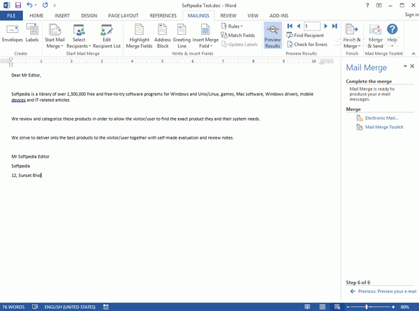 outlook mail merge toolkit