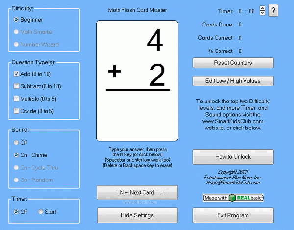 Math Flash Card Master Crack With License Key 2023