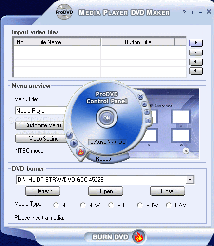 Media Player DVD Maker Crack + Serial Key Download