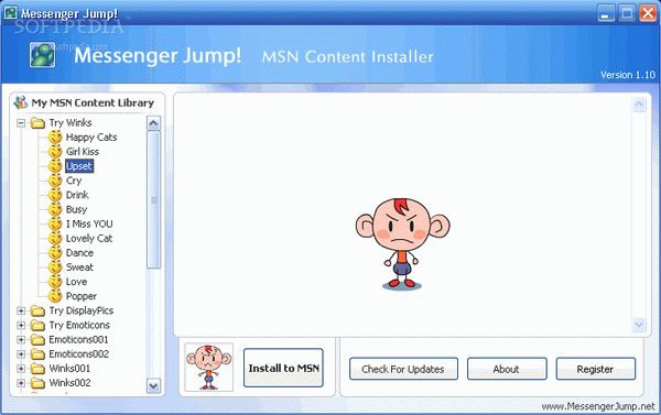 Messenger Jump! MSN Content Installer Crack + License Key Updated