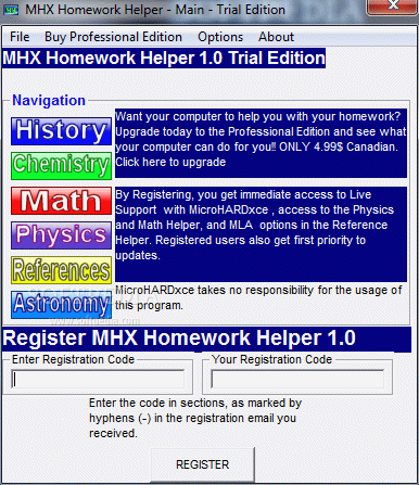 MHX Homework Helper Crack With Serial Key