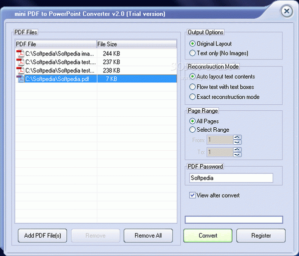 mini PDF to PowerPoint Converter Serial Key Full Version