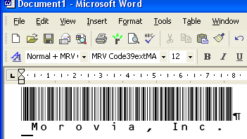 Morovia Code39 (Full ASCII) Barcode Fontware Activator Full Version