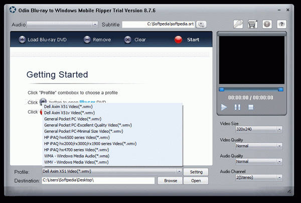 Odin Blu-Ray to Windows Mobile Ripper Crack With License Key Latest