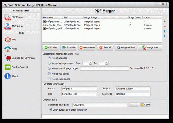 Okdo Split and Merge PDF Crack + Keygen