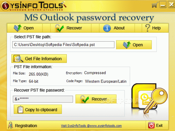 SysInfoTools Outlook PST Password Remover Crack + Serial Number Download 2024