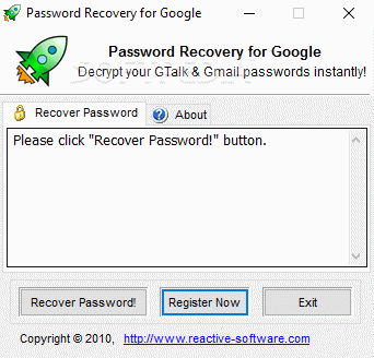 Password Recovery for Google Serial Key Full Version