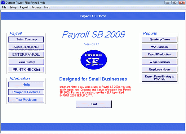 Payroll SB 2009 Crack With Activator Latest