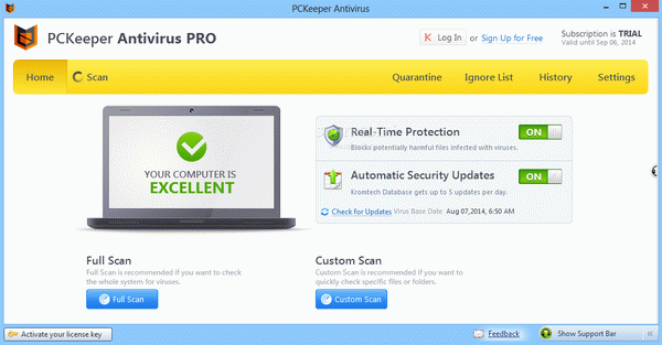 PCKeeper Antivirus PRO Crack + Serial Number