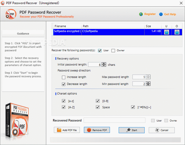 PDF Password Recover Crack + Keygen Updated