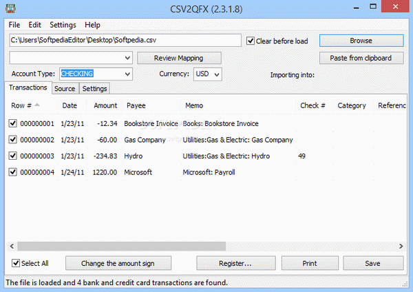 Portable CSV2QFX Crack + Serial Number Download