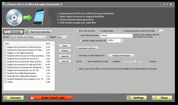 Power CD+G to MP4 Karaoke Converter Crack + Activation Code Download 2024