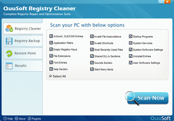 QuuSoft Registry Cleaner Crack With Activation Code Latest 2024