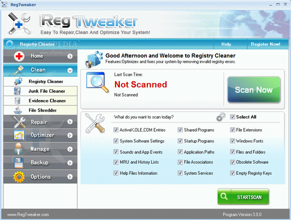 RegTweaker Crack + Serial Number Download