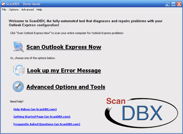 ScanDBX for Outlook Express Crack With Serial Number