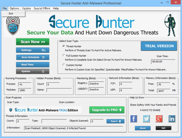 Secure Hunter Anti-Malware Professional Crack With Keygen
