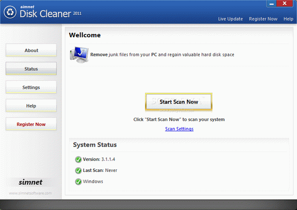 Simnet Disk Cleaner 2011 [DISCOUNT: 60% OFF!] Crack + Activation Code (Updated)