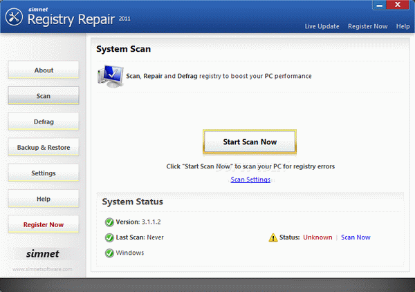 Simnet Registry Repair [DISCOUNT: 60% OFF!] Crack With Serial Number Latest