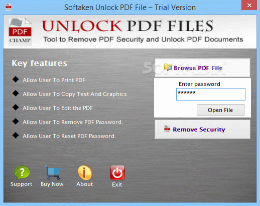 Softaken Unlock PDF File Crack + Activator (Updated)