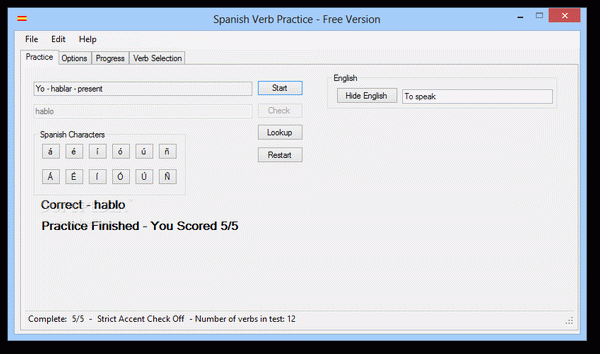Spanish Verb Practice Crack With Activation Code 2023