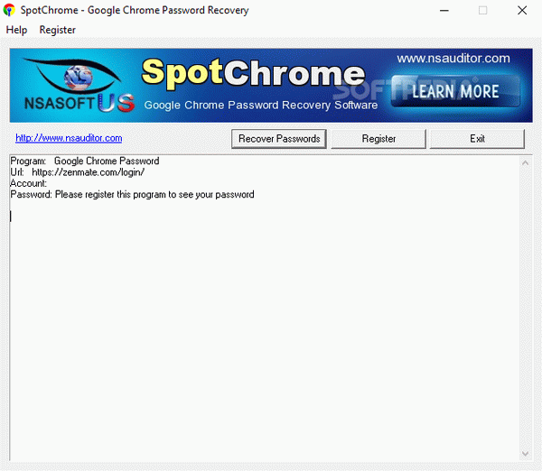 SpotChrome Password Recovery Crack + Serial Number Download 2024