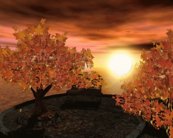 SS Autumn Sunset - Animated Desktop ScreenSaver Crack With Activation Code Latest 2021