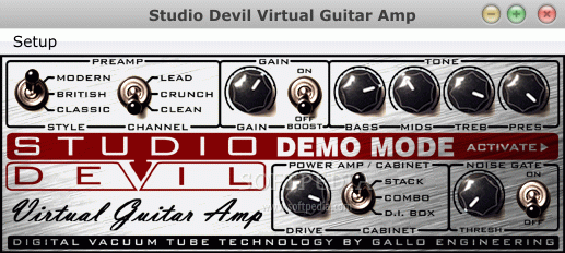 Studio Devil Virtual Guitar Amp Crack With Serial Key Latest