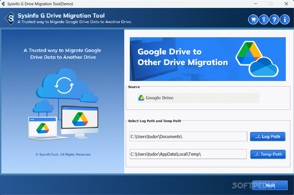 Sysinfo Google Drive Migrator Tool Crack + Serial Key Updated