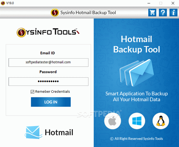SysInfo Hotmail Backup Tool Crack + License Key (Updated)