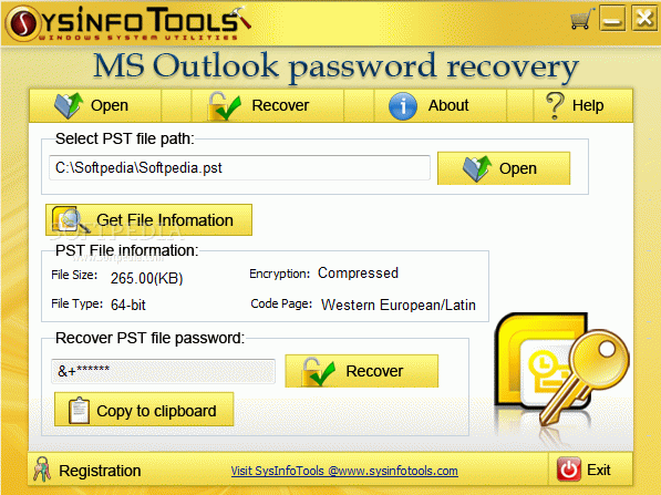 SysInfoTools MS Outlook Password Recovery Crack + Activator Download