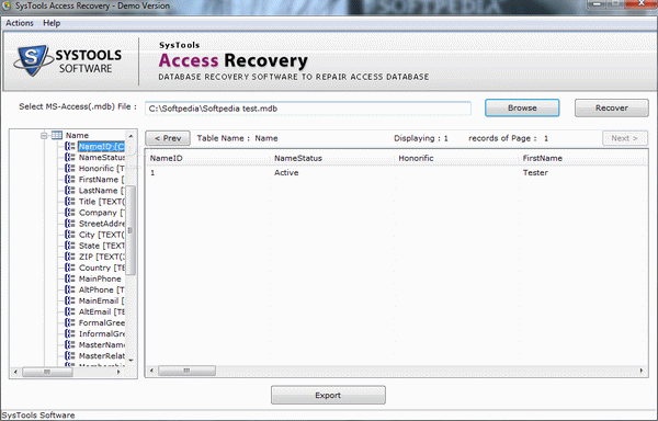 SysTools Access Recovery [DISCOUNT: 15% OFF!] Crack + Serial Number Download 2023