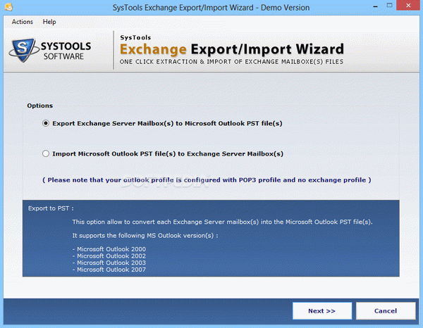 SysTools Exchange Export/Import Wizard [DISCOUNT: 15% OFF!] Crack & Keygen